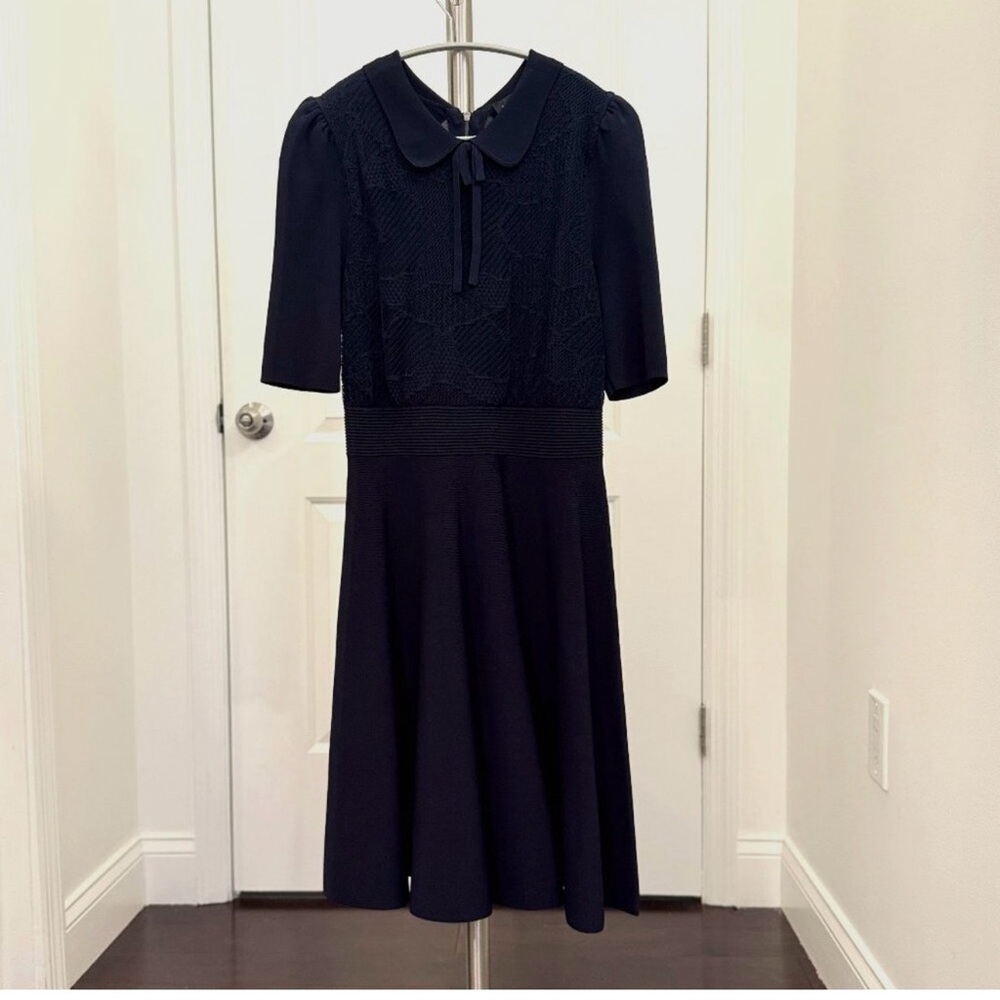 Ted Baker - Knit Peter Pan Collar with Tie. Ted Baker Dress